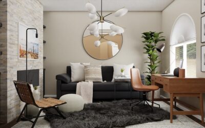 Elegantie en balans in een beige met zwart interieur