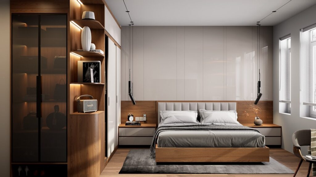 Modern Bedroom Interior | 3D Render Visualization