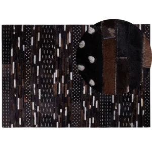 Beliani Vloerkleed Akseki Bruin Beige 160x230x1 Cm van Praxis