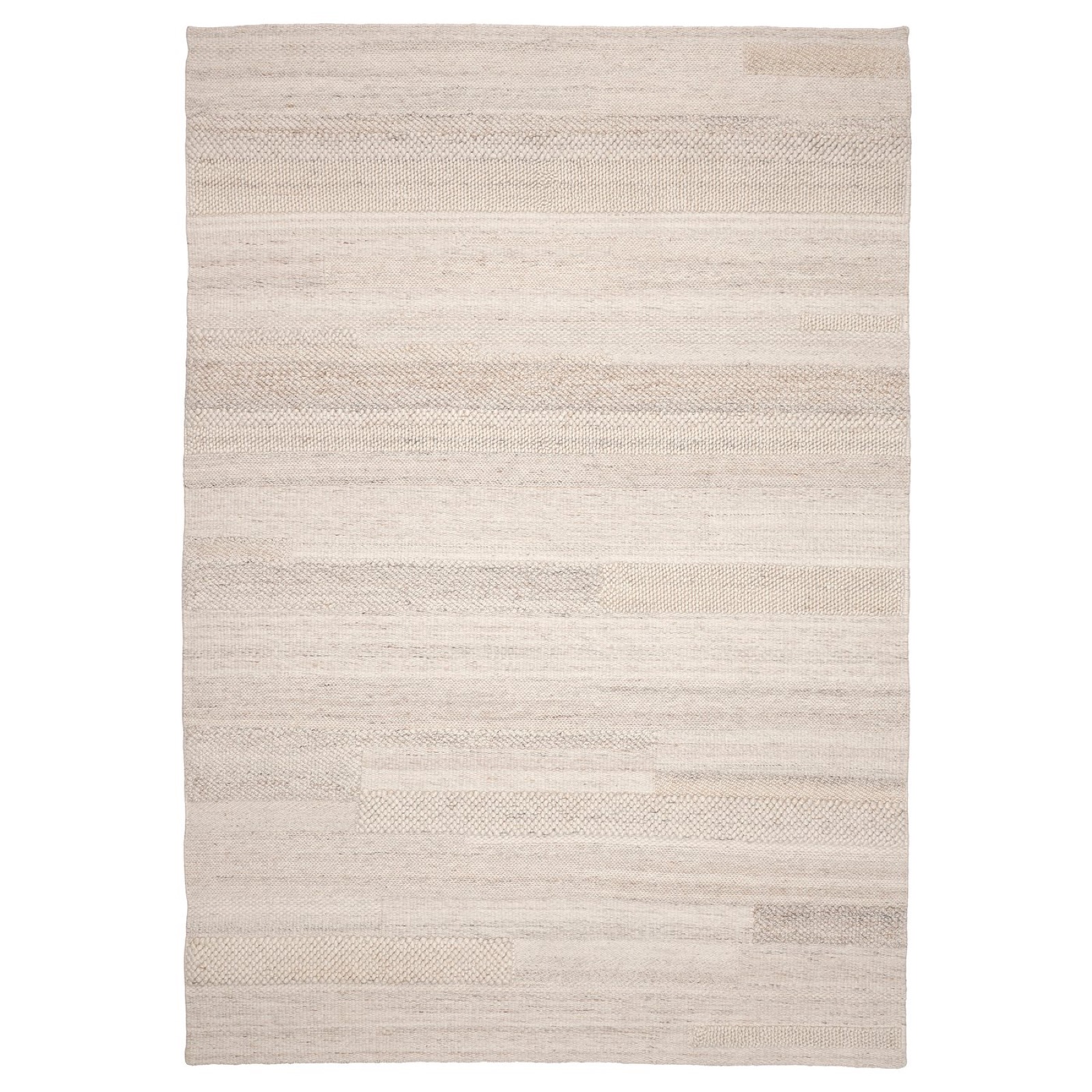 BRÖNDEN Vloerkleed, laagpolig - handgemaakt beige 170x240 cm van IKEA
