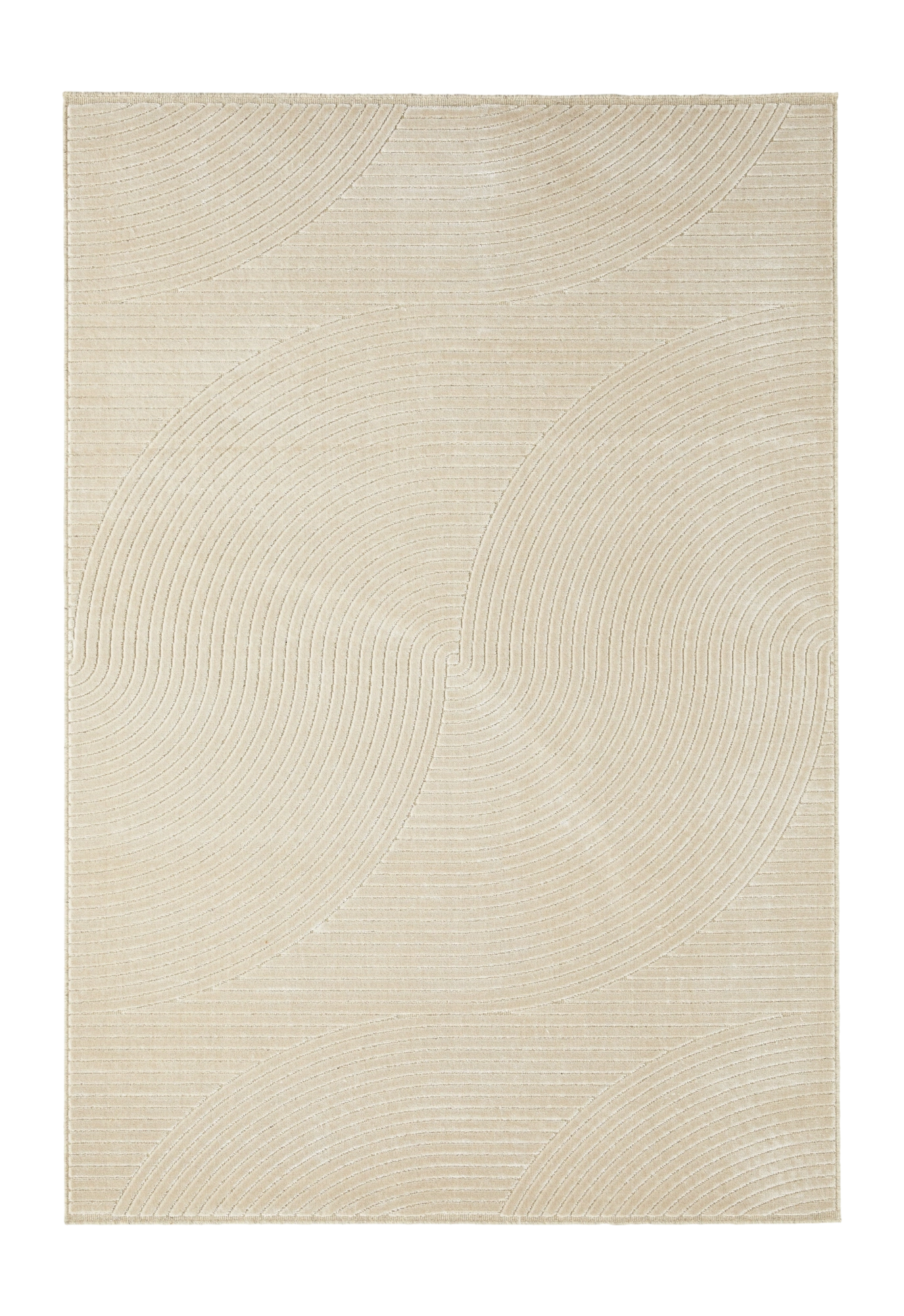 by fonQ Flat Vloerkleed 200 x 300 cm - Beige van fonQ
