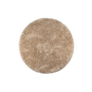 Dutchbone Hairy rond Vloerkleed (200 cm) Beige van wehkamp