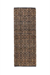 Flair Rugs loper Meander Jute Geometrische (230x80 cm) van wehkamp