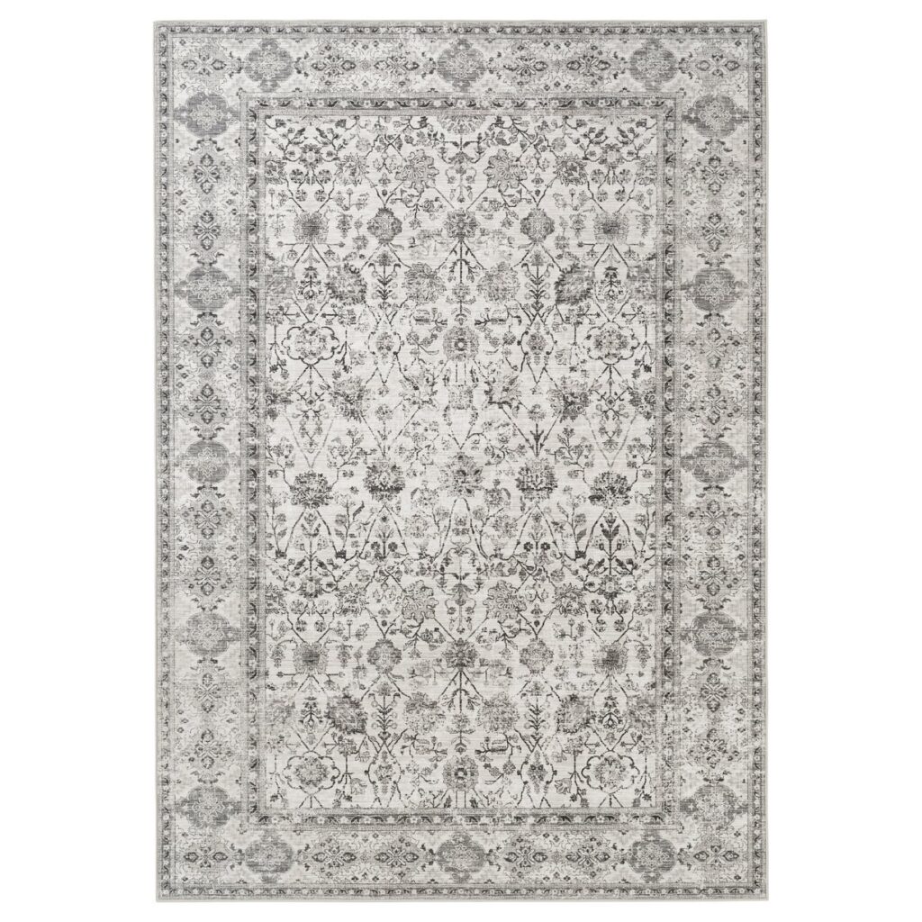 LOKALTÅG Vloerkleed, laagpolig - beige/grijs 133x195 cm van IKEA