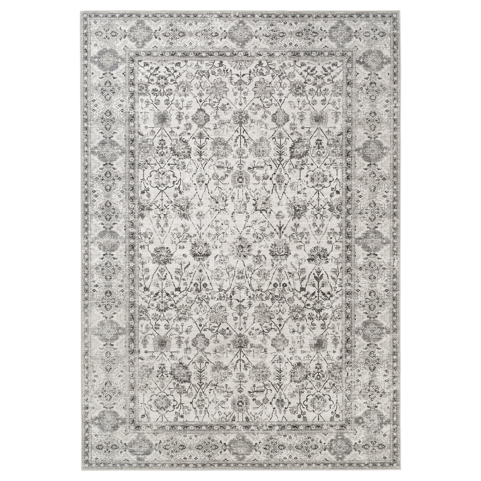LOKALTÅG Vloerkleed, laagpolig - beige/grijs 133x195 cm van IKEA