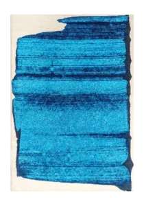 Louis de Poortere Brush Vloerkleed 140 x 200 cm - Diva Blue van fonQ