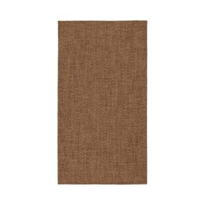 LYDERSHOLM Vloerkleed glad geweven, bin/buit - middenbruin 80x150 cm van IKEA