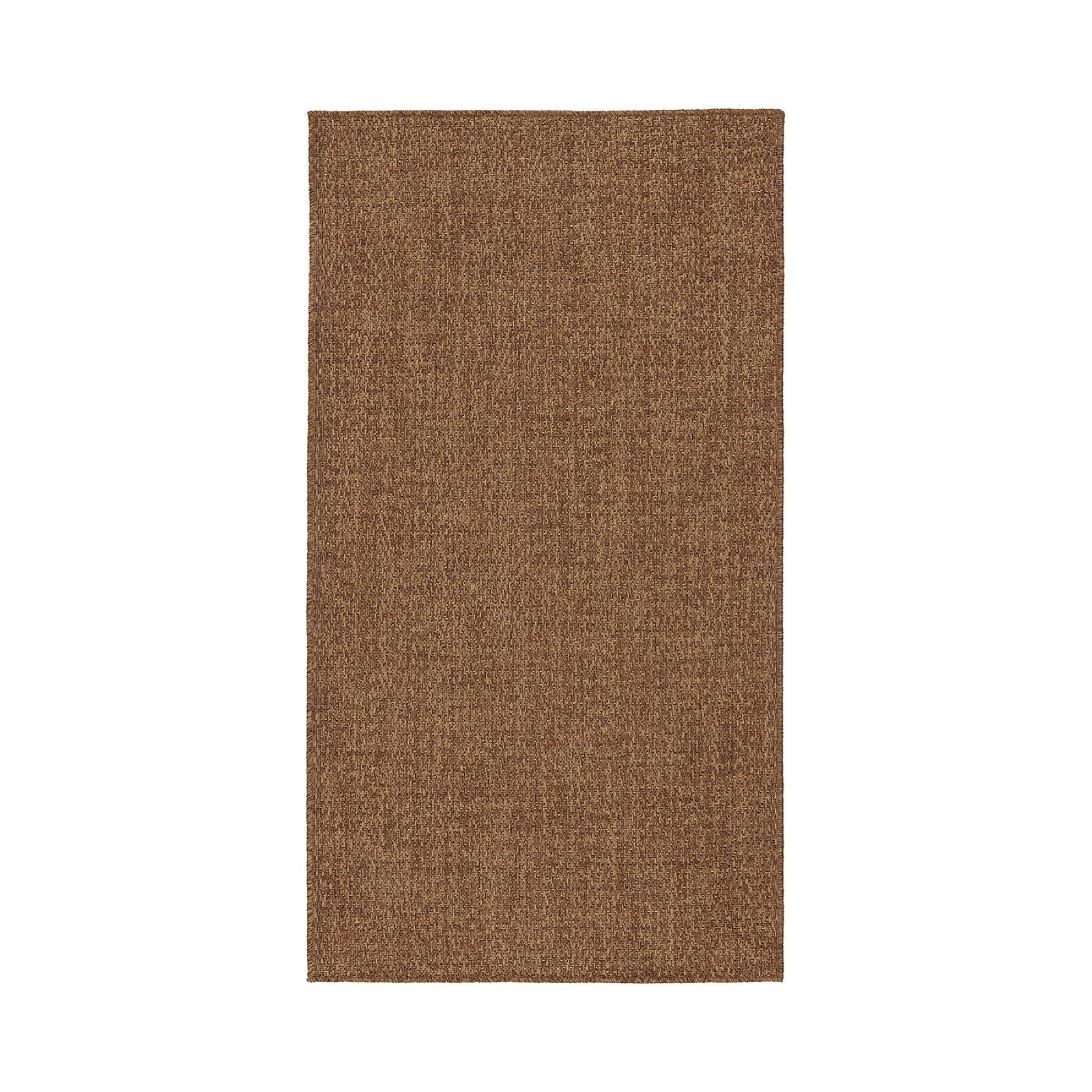 LYDERSHOLM Vloerkleed glad geweven, bin/buit - middenbruin 80x150 cm van IKEA