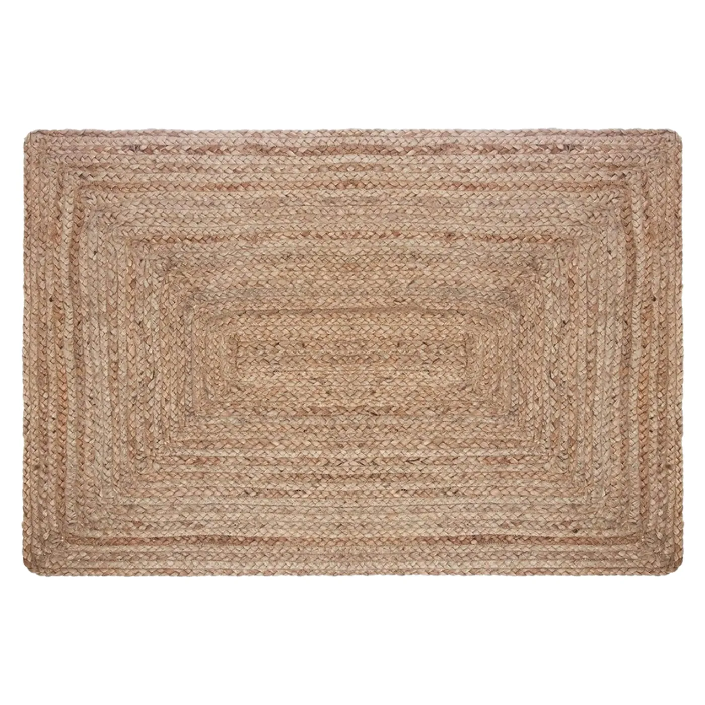 Misou Jute Vloerkleed Rechthoek Gewoven Beige 60 X 90 Cm Mely van Praxis