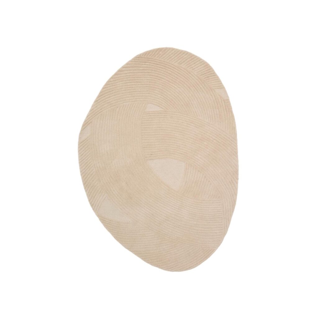 Ovaal Vloerkleed Domm Wol, 160 x 230cm van Sohome
