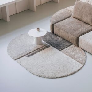 Ovaal Vloerkleed Zest kleur Bruin van Sohome