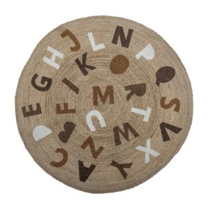 Rond Vloerkleed Dinne Jute, 130cm van Sohome