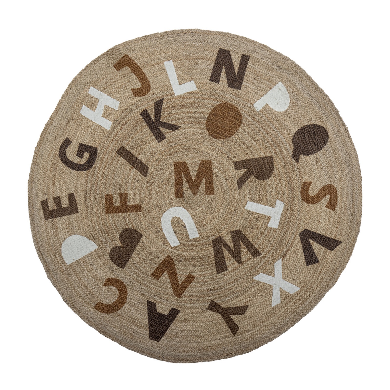 Rond Vloerkleed Dinne Jute, 130cm van Sohome