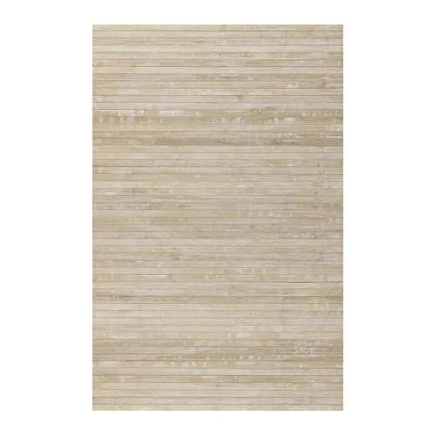 Storesdeco Natuurlijke Bamboe Vloerkleed, Antislip – Grijs Beige,50x200cm van Praxis