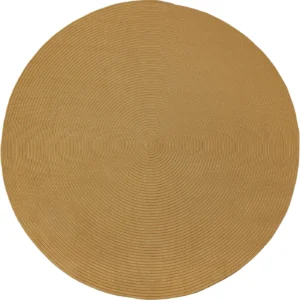 Tectake Geweven Vloerkleed Raya In Jute-look, Diam. 160 Cm, Bruin van Praxis