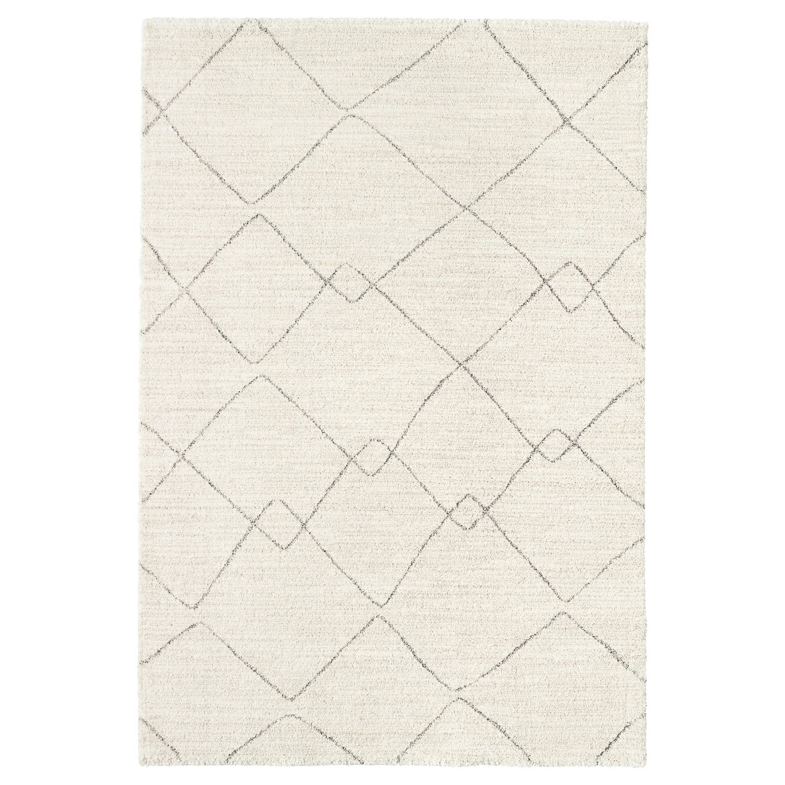 TVERSTED Vloerkleed, laagpolig - beige 133x195 cm van IKEA