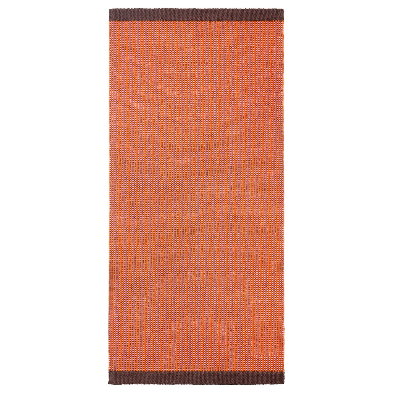 VÄGOMRÅDE Vloerkleed, glad geweven - licht oranjeroze 80x150 cm van IKEA