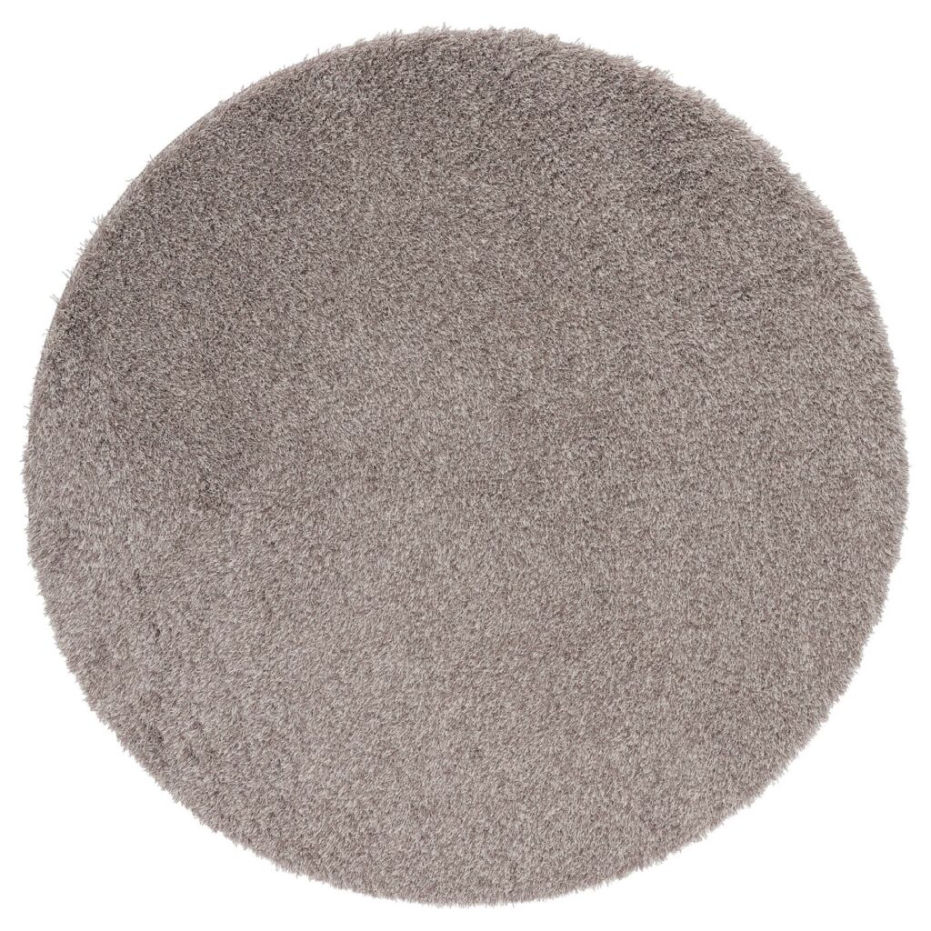VINDEBÄK Vloerkleed, hoogpolig - lichtbeige 130 cm van IKEA
