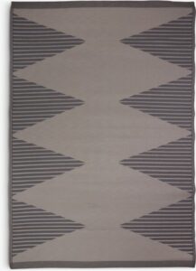 Vloerkleed BROKKURT 160x230 donkerzand/grijs van JYSK