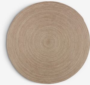 Vloerkleed MASKROS Ø160 taupe/beige van JYSK
