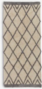 Vloerkleed PENGEURT 70x160 off-white/grijs van JYSK