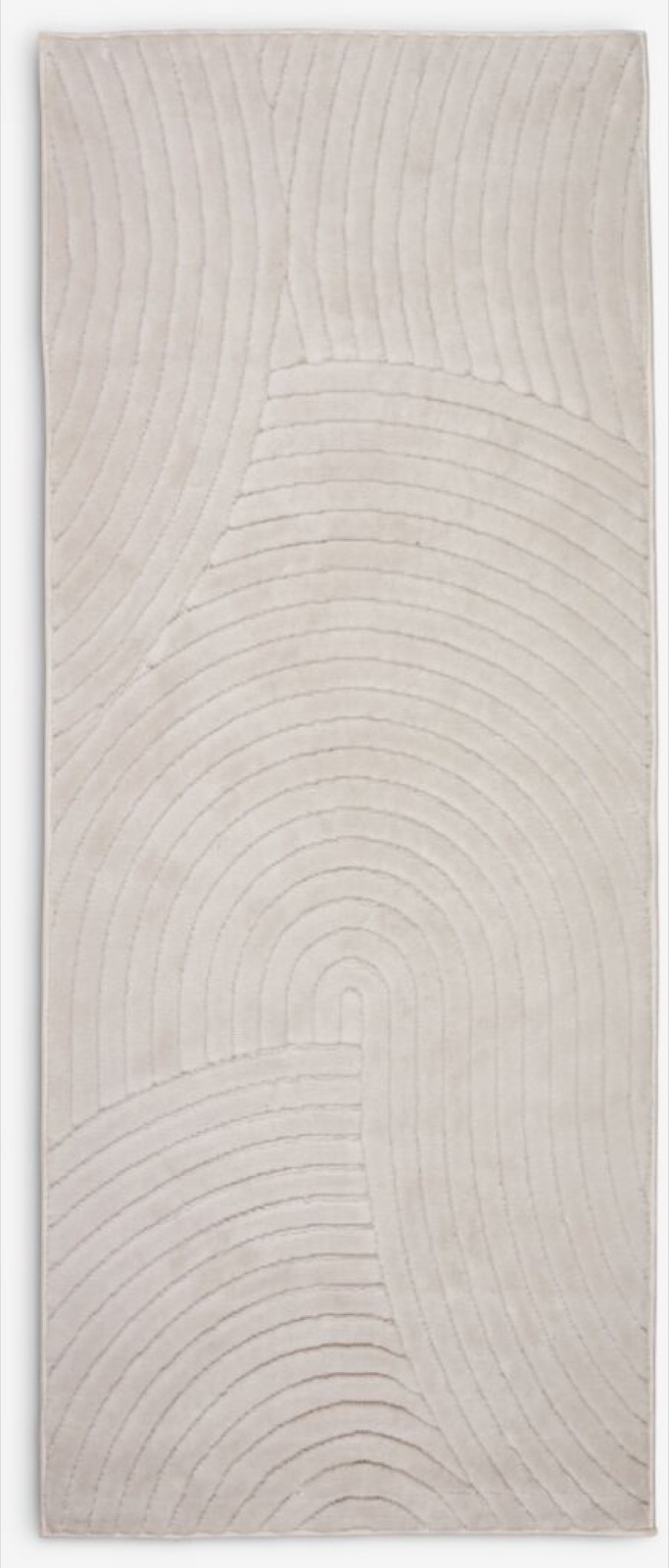 Vloerkleed SANDFIOL 80x200 creme van JYSK