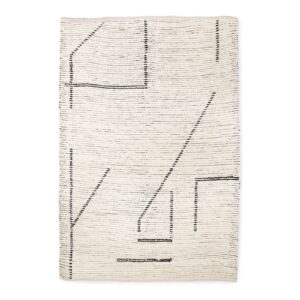 Vloerkleed Woven 200 x 300cm, kleur Crème/Antraciet van Sohome