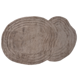 Vloerkleed Zayn wasbaar taupe 140x200 cm van Loods 5